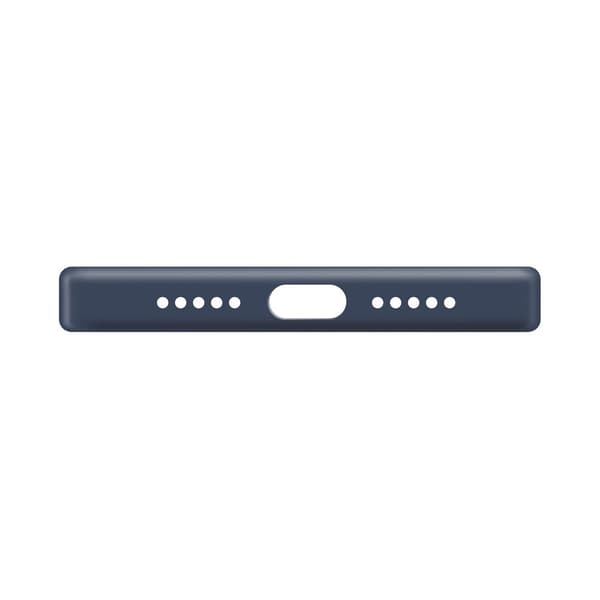 XQISIT iPhone 14 Pro Max Kuori Silicone Case Tummansininen