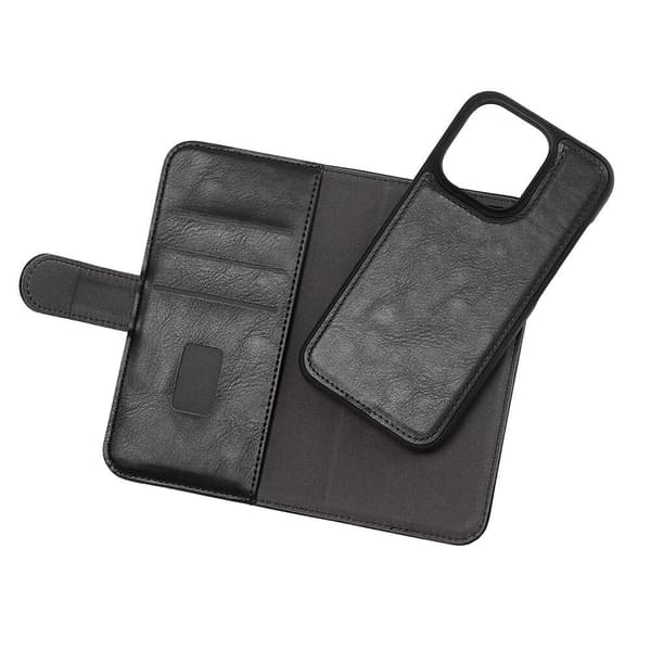 Gear iPhone 14 Pro Max Kotelo 2-in-1 Detachable with 3 Card Slots Musta