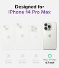 Pikkukuva 7 / 7: Ringke iPhone 14 Pro Max Kuori Air Glitter Clear