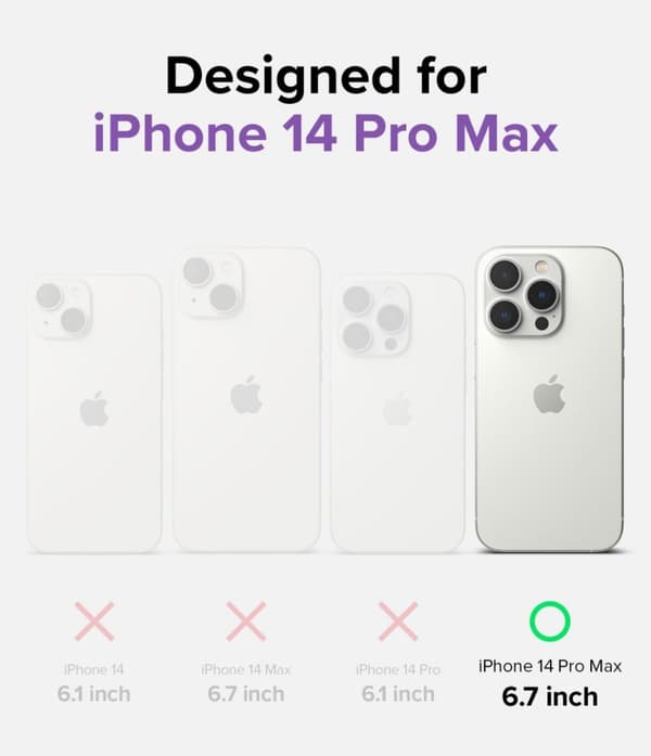 Ringke iPhone 14 Pro Max Cover Air Glitter Clear
