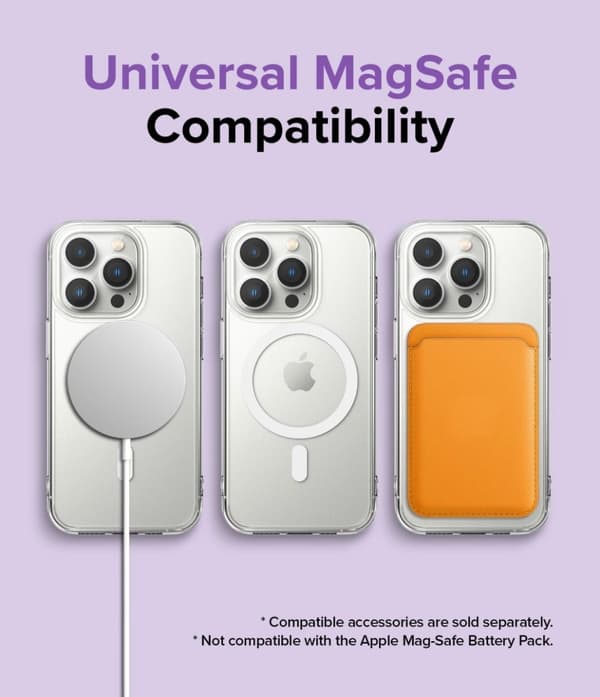 Ringke iPhone 14 Pro Kuori Fusion Magnetic Matte Clear