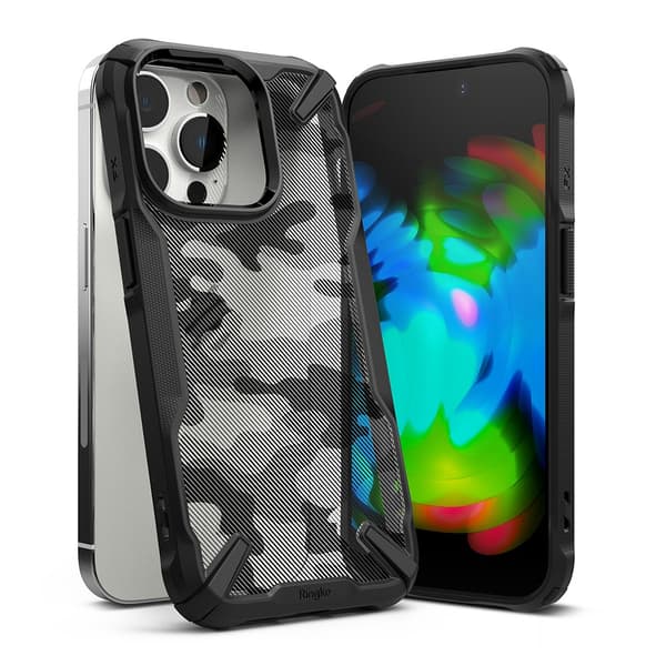 Ringke iPhone 14 Pro Cover Fusion X Camo Black