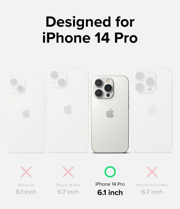 Ringke iPhone 14 Pro Cover Silikoni Sort