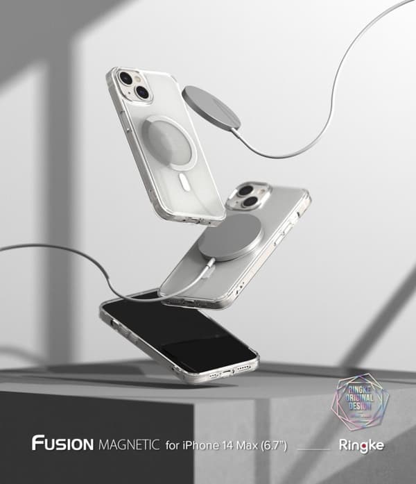 Ringke iPhone 14 Plus Skal Fusion Magnetic Matte Clear