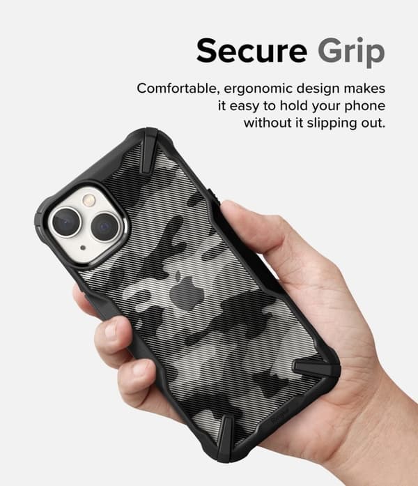 Ringke iPhone 14 Plus Kuori Fusion X Camo Black