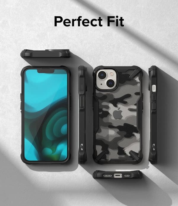 Ringke iPhone 14 Plus Kuori Fusion X Camo Black