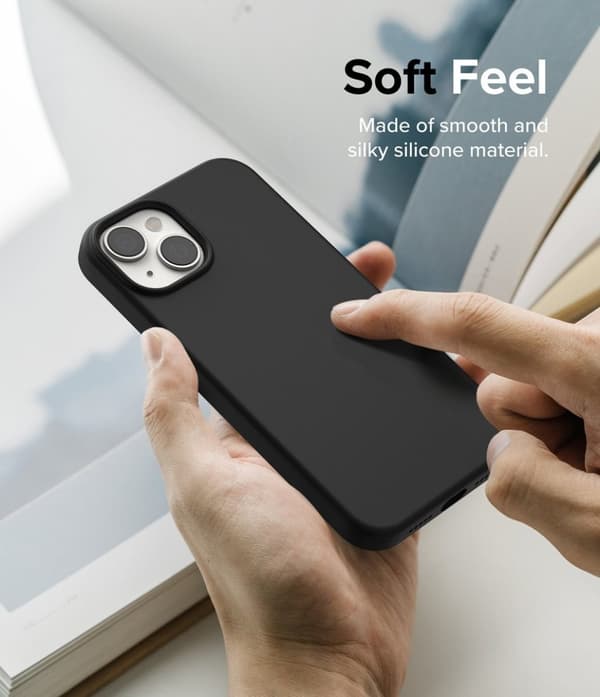 Ringke iPhone 14 Plus Skal Silicone Svart
