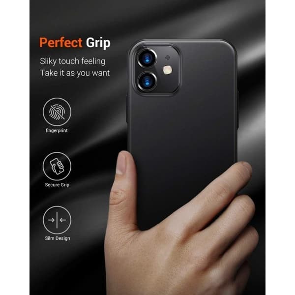 iPhone 14 Plus Ultratunt Mattsvart Skal Basic V2