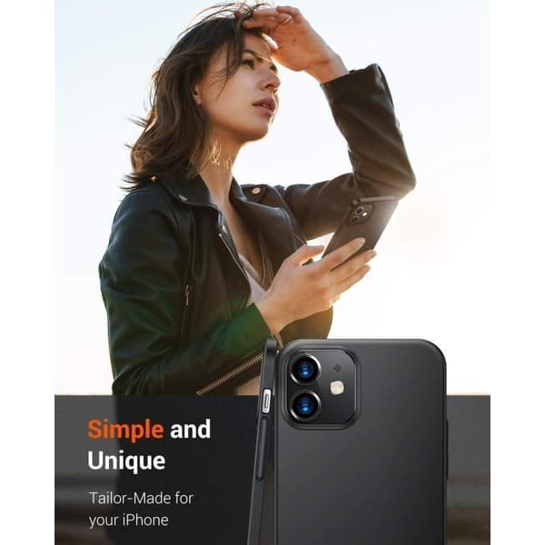 iPhone 14 Plus Ultratunt Mattsvart Skal Basic V2
