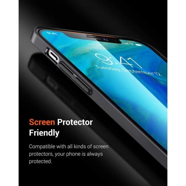 iPhone 14 Plus Ultratunt Mattsvart Skal Basic V2