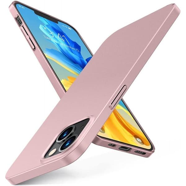 iPhone 14 Plus Ultratunt Mattsvart Skal Basic V2