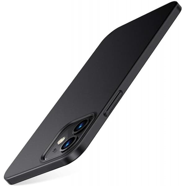iPhone 14 Plus Ultratunt Mattsvart Skal Basic V2 Svart