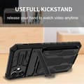 Miniatyrbillede 8 af 8: Iphone 14  PLUS Cover / etui med 2kreditkortholdere-Anti-Shock Armor Kickstand