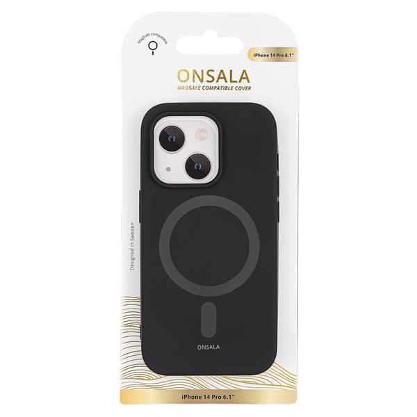 Mobilcover Silikone MagSeries Black - iPhone 14 Pro