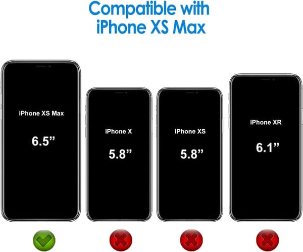 iPhone XS Max Matt Svart Skal
