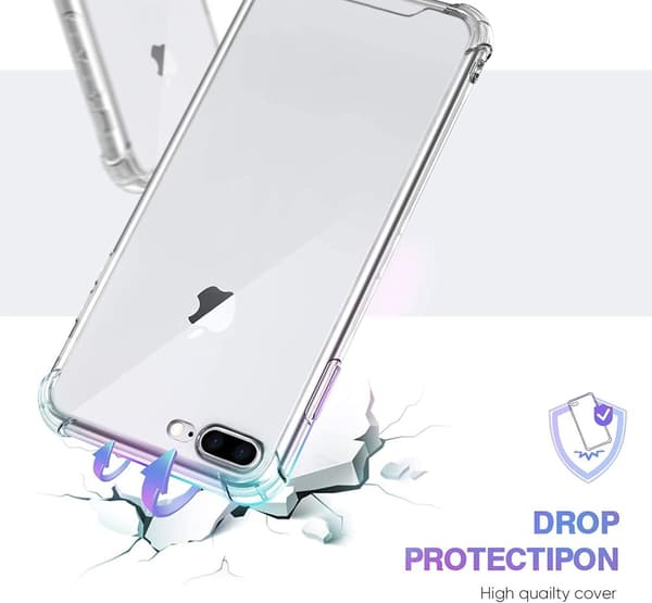 iPhone 7/8 Plus etui TPU - Ekstra stødsikker