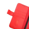 Pikkukuva 4 / 7: iPhone 14 Pro Plånboksfodral Läder Rvelon - Röd