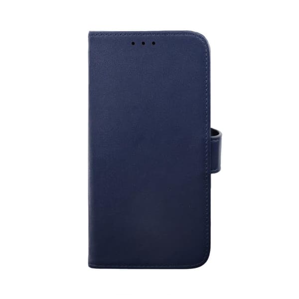 iPhone 14 Pro Plånboksfodral Läder Rvelon - Blå