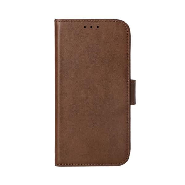 iPhone 14 Plus Plånboksfodral Läder Rvelon - Brun