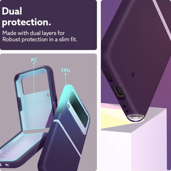 Caseology Samsung Galaxy Z Flip 4 Kuori Nano Pop Light Violet
