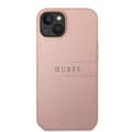 Miniatyrbillede 3 af 7: Guess iPhone 14 Plus Cover Saffiano Metal Logo Stripes Lyserød