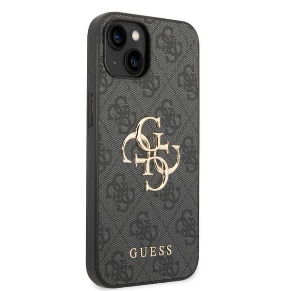 Guess iPhone 14 Plus Cover Big Metal Logo Grå