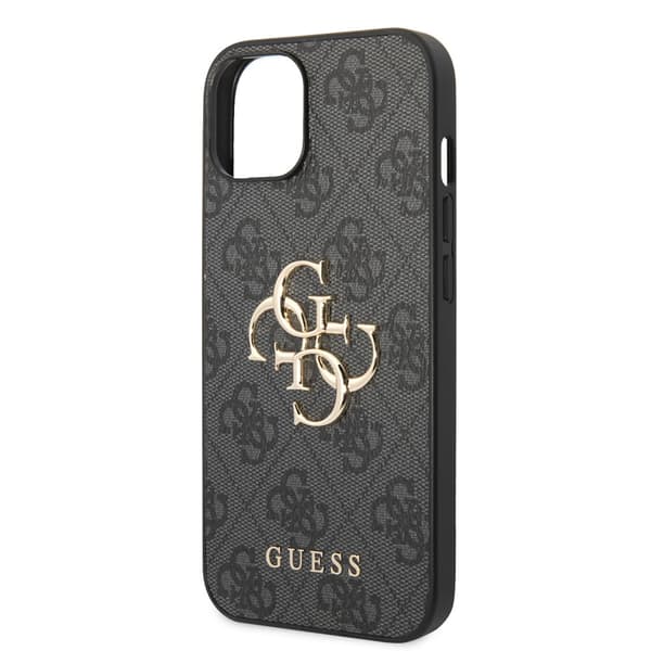 Guess iPhone 14 Plus Cover Big Metal Logo Grå
