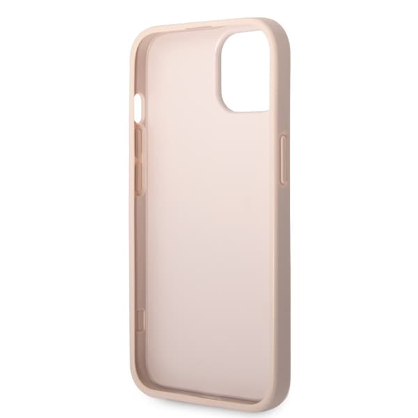 Guess iPhone 14 Plus Kuori Big Metal Logo Vaaleanpunainen