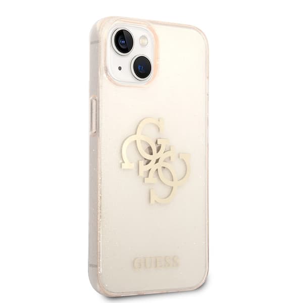 Guess iPhone 14 Kuori Full Glitter Kulta