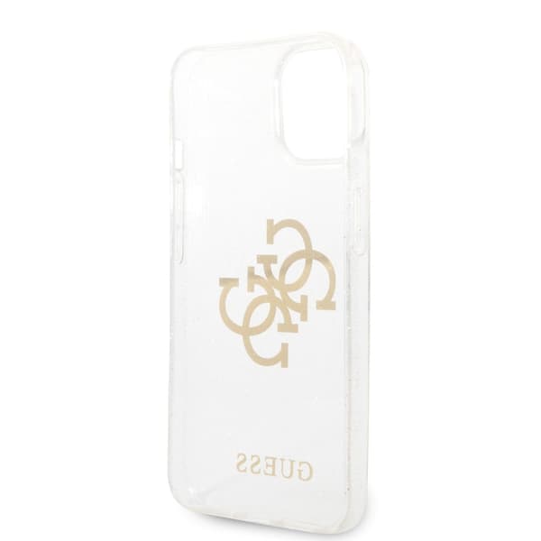 Guess iPhone 14 Skal Full Glitter Transparent
