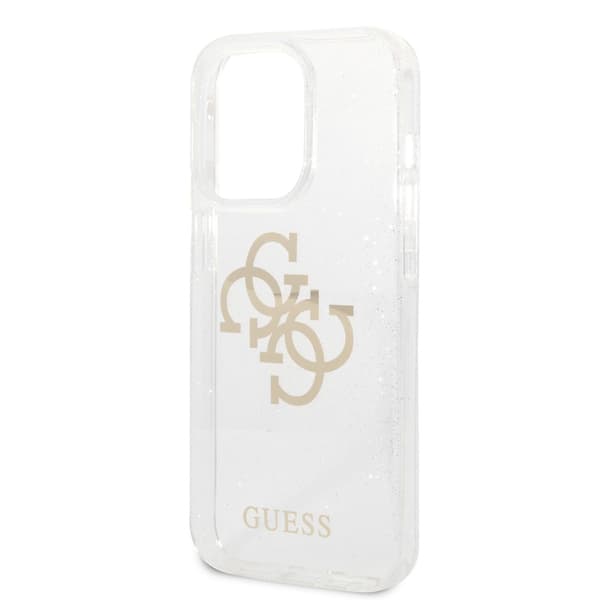 Guess iPhone 14 Pro Kuori Full Glitter Läpinäkyvä