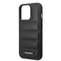 Miniatyrbillede 6 af 7: Karl Lagerfeld iPhone 14 Pro Cover Quilted Nylon Puffy Case Logo Plate Sort