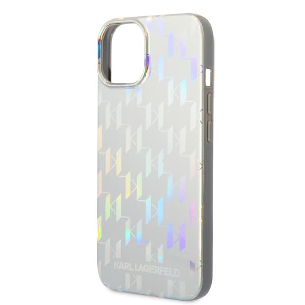 Karl Lagerfeld iPhone 14 Kuori Monogram Iridescent Hopea