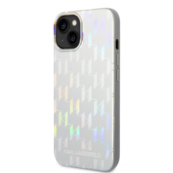 Karl Lagerfeld iPhone 14 Kuori Monogram Iridescent Hopea