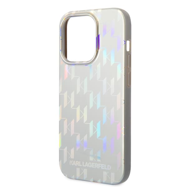 Karl Lagerfeld iPhone 14 Pro Max Kuori Monogram Iridescent Hopea