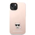 Miniatyrbild 3 av 7: Karl Lagerfeld iPhone 14 Plus Skal Liquid Silicone Choupette Rosa
