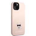 Miniatyrbild 4 av 7: Karl Lagerfeld iPhone 14 Plus Skal Liquid Silicone Choupette Rosa