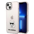 Pikkukuva 1 / 7: Karl Lagerfeld iPhone 14 Kuori Printed Choupette Läpinäkyvä Vaaleanpunainen