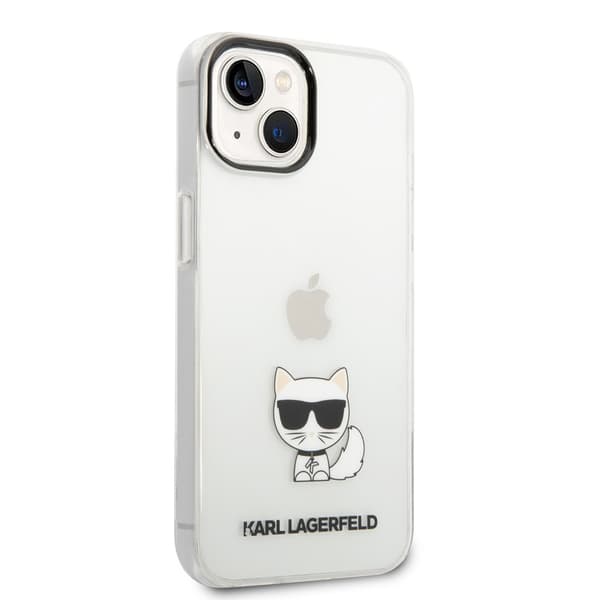 Karl Lagerfeld iPhone 14 Skal Printed Choupette Transparent