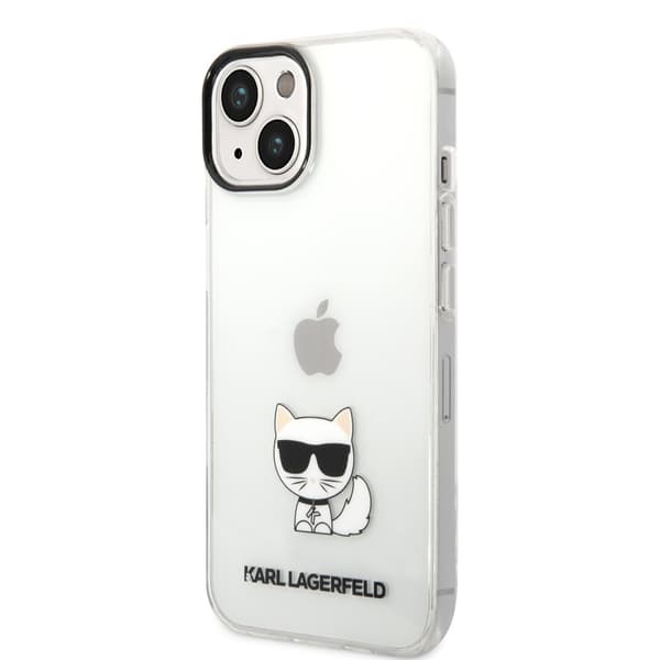 Karl Lagerfeld iPhone 14 Skal Printed Choupette Transparent