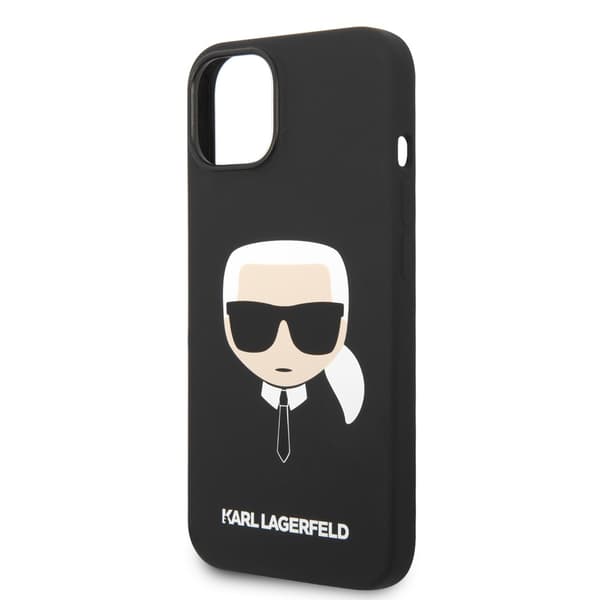 Karl Lagerfeld iPhone 14 Plus Cover Liquid Silicone Karl Sort