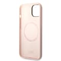 Pikkukuva 7 / 7: Karl Lagerfeld iPhone 14 Kuori Liquid Silicone Karl & Choupette Vaaleanpunainen