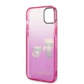 Pikkukuva 7 / 8: Karl Lagerfeld iPhone 14 Plus Kuori Karl & Choupette Gradient Vaaleanpunainen