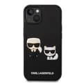 Miniatyrbillede 3 af 7: Karl Lagerfeld iPhone 14 Plus Cover 3D Rubber Karl & Choupette Sort