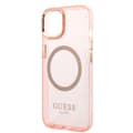 Pikkukuva 6 / 7: Guess iPhone 14 Plus Kuori Translucent MagSafe Vaaleanpunainen