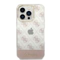 Miniatyrbillede 3 af 7: Guess iPhone 14 Pro Cover Bottom Stripe Script Logo Lyserød