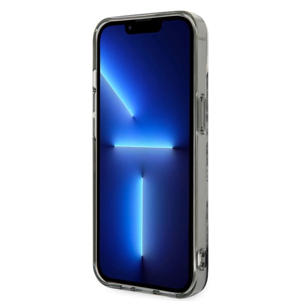 Guess iPhone 14 Plus Skal Toile de Jouy Grå