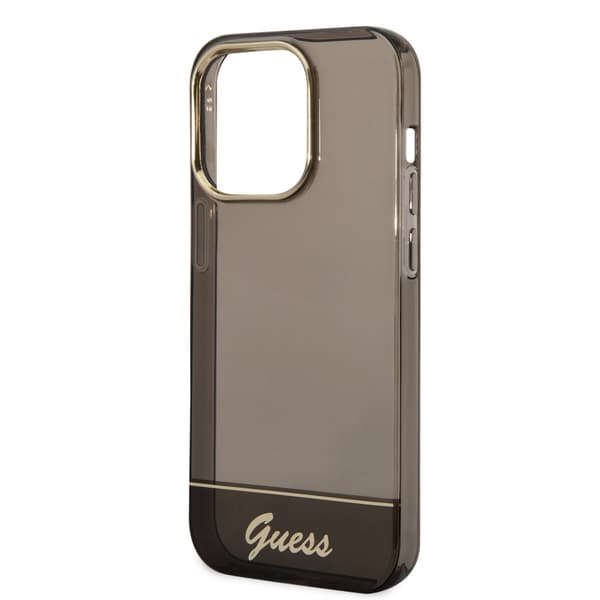 Guess iPhone 14 Pro Kuori Translucent Musta