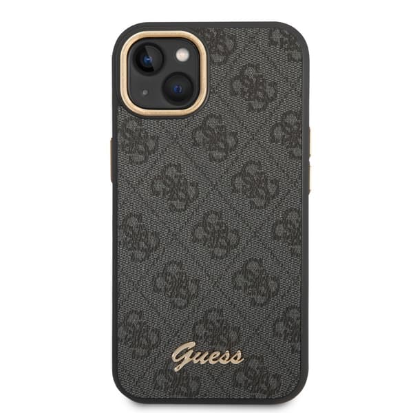 Guess iPhone 14 Plus Kuori 4G Logo Musta
