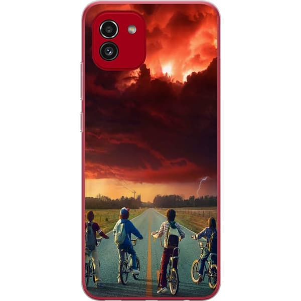 Samsung Galaxy A03 Läpinäkyvä kuori Stranger Things